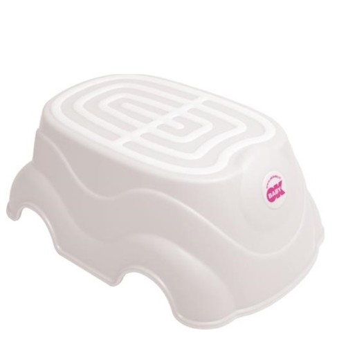 Σκαλοπατάκι Μπάνιου Αντιολισθητικό Herbie White Ok Baby 38200035