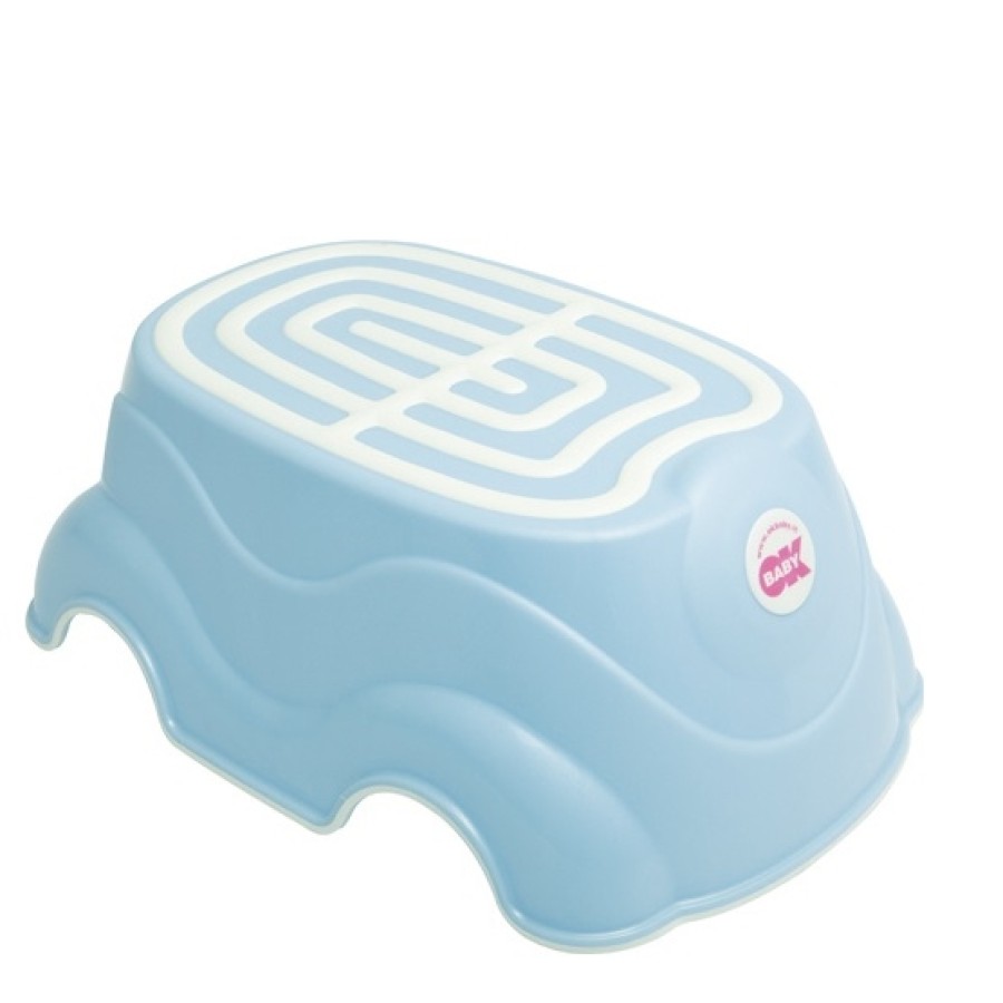 Σκαλοπατάκι Μπάνιου Αντιολισθητικό Herbie baby blue Ok Baby 38200035