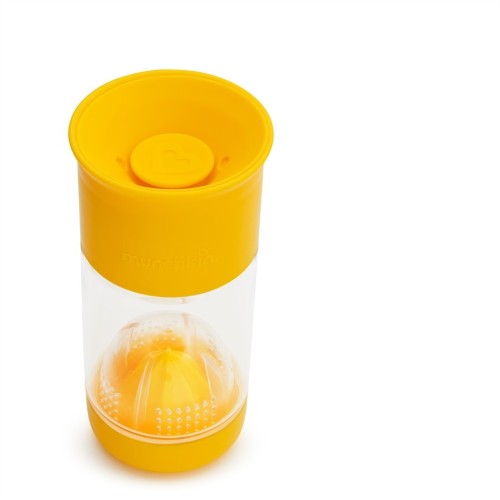 Munchkin Ποτήρι με Θήκη για Φρούτα MIRACLE FRUIT INFUSER 410ML YELLOW-51784