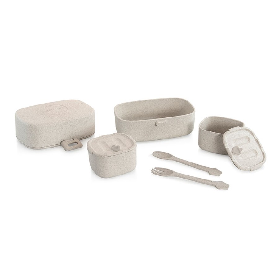 Σετ φαγητού από οικολογικά υλικά MINILAND Naturmeal on the go ML89273