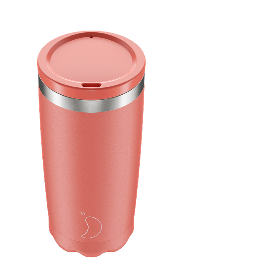 Chillys Ανοξείδωτο Ισοθερμικό Ποτήρι  - COFFEE CUP PASTEL CORAL   201010- 500ml