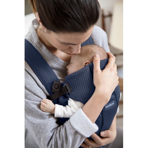 Babybjorn Mini μάρσιπος Navy Blue 3D Mesh 021008