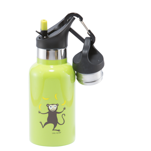 Carl Oscar TEMPflask Kids -Ανοξείδωτος θερμός -παγούρι 350ml lime Monkey 107101