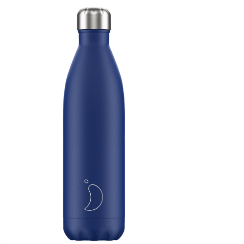 Ανοξείδωτος θερμός Chillys BLUE MATTE 750ML (200409)