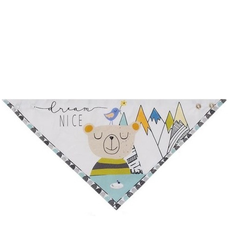 Interbaby σαλιάρα Τρίγωνο -bandana indian bear 243