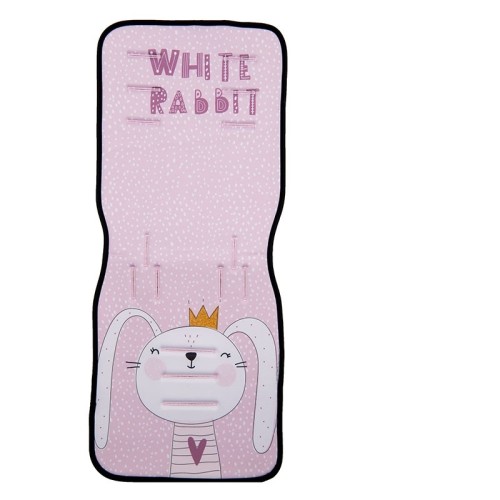 X-Treme Baby ΣΤΡΩΜΑ ΚΑΡΟΤΣΙΟΥ MONΗΣ ΟΨΕΩΣ  37 x 80 CM  RABBIT PINK με aerofoam