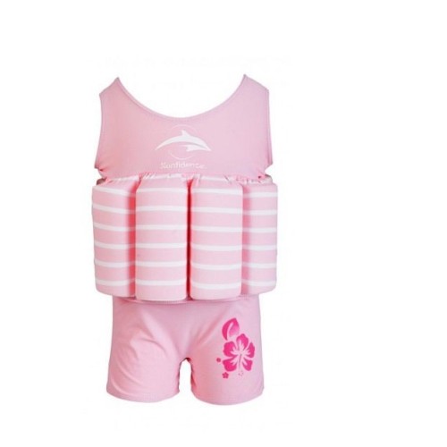 Μαγιώ ,βοήθημα επίπλευσης Float Suit Pink Stripe