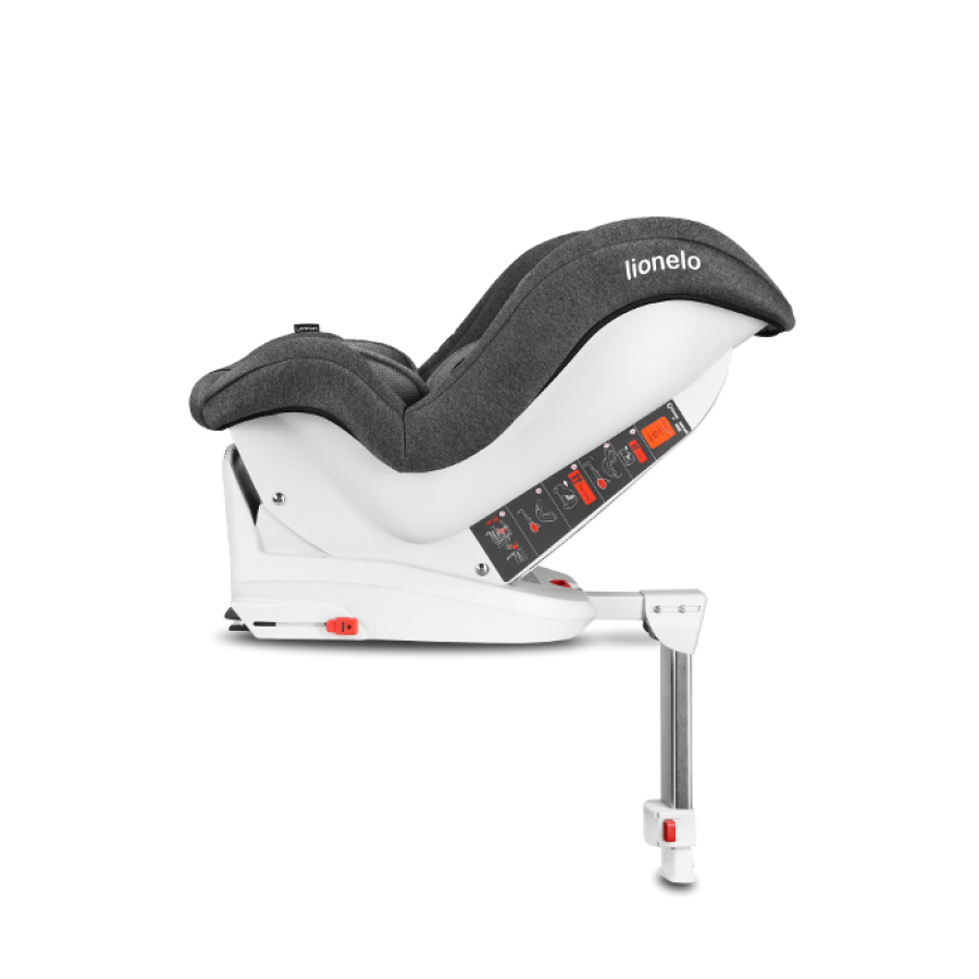 LIONELO παιδικό κάθισμα αυτοκινήτου LENNART ISOFIX 0-18KG STONE GREY