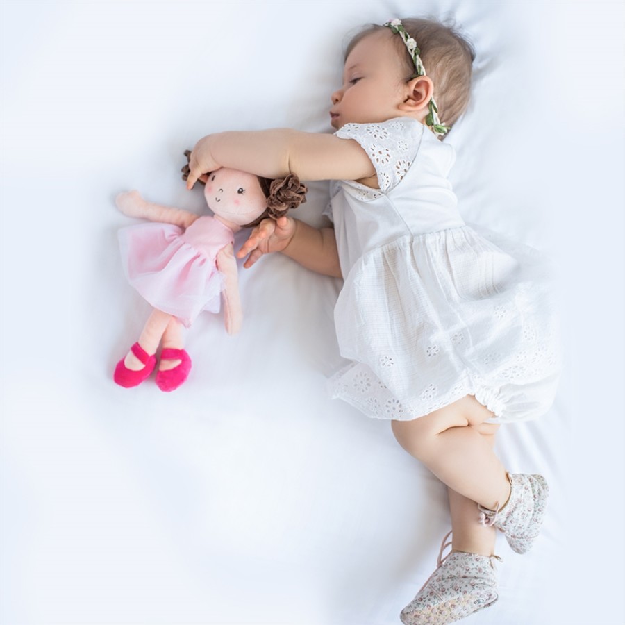 BabyOno Παιχνίδι αγκαλιάς Κούκλα Λένα Ροζ