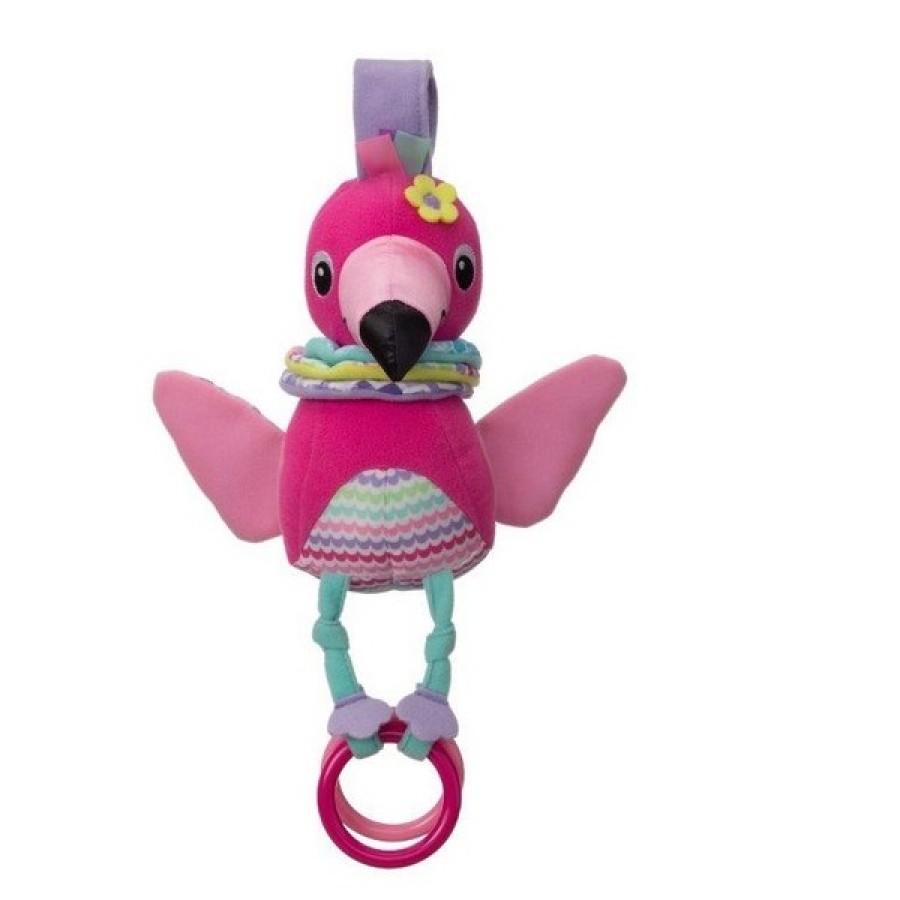 Infantino κρεμαστό μουσικό παιχνίδι HUG & TAG MUSICAL FLAMINGO 930-216246-00