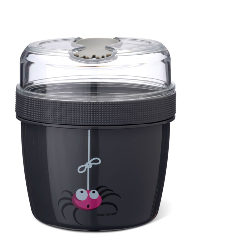 Carl Oscar Δοχείο Φαγητού με Παγοκύστη N’ice Cup™ Snack Box LARGE- GREY SPIDER (0,6 L &amp;amp; 0,3 L)