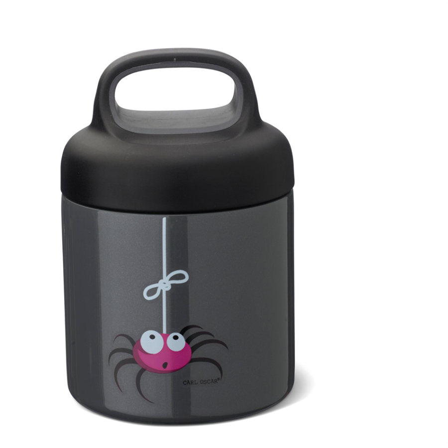 Carl Oscar Θερμός φαγητού  TEMP LunchJar-Kids 0.3L - GREY SPIDER