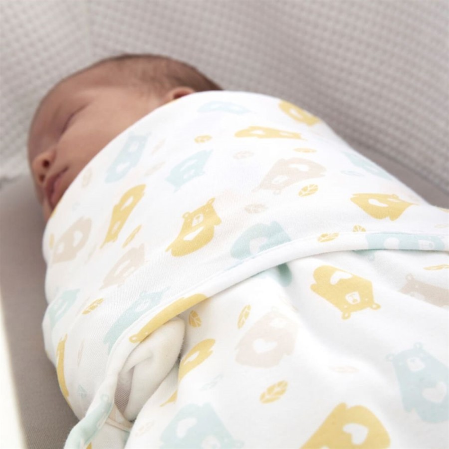 GGro Company Benny the Bear Hip Healthy Swaddle Πάνα αγκαλιάς για νεογέννητα