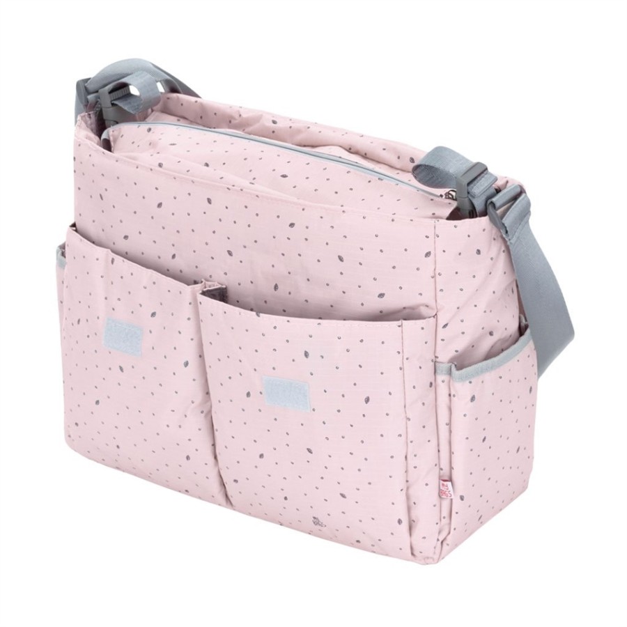 My Bag's-ΜΕΓΑΛΗ ΤΣΑΝΤΑ ΜΕ ΑΛΛΑΞΙΕΡΑ Leaf Pink - FLLEFPIN