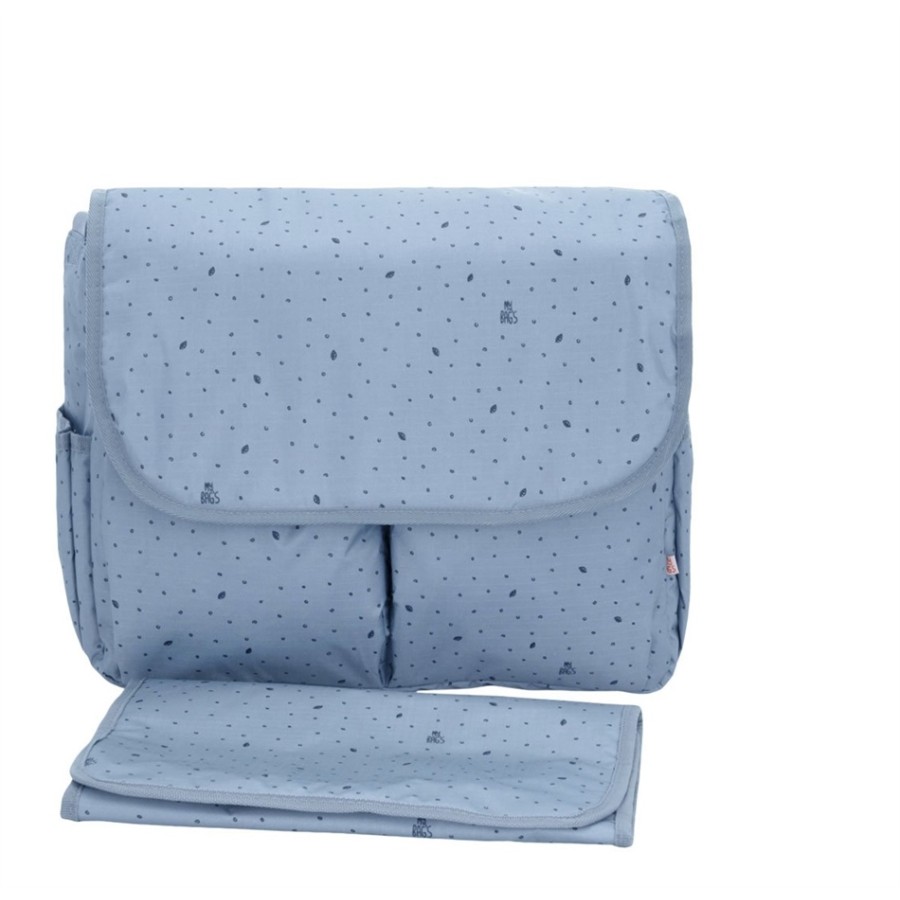 My Bag's-ΜΕΓΑΛΗ ΤΣΑΝΤΑ ΜΕ ΑΛΛΑΞΙΕΡΑ Leaf Light Blue - FLLEFBLU