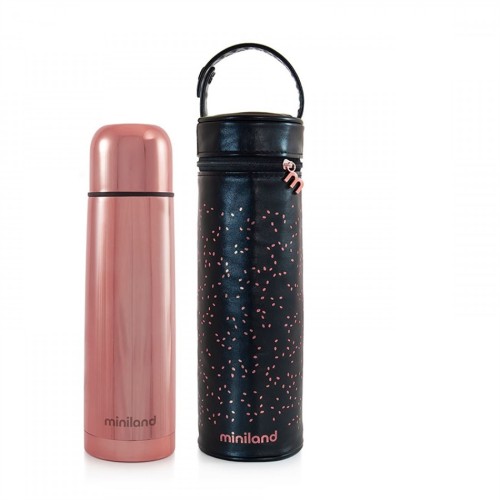 Miniland θερμός υγρών DELUXE THERMOS 500 ML ROSE - ML89257