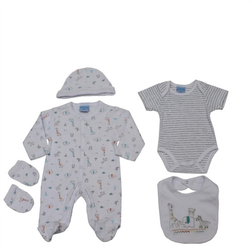 Αγγλικό Σετ Δώρου  100% cotton, 5 τεμαχίων  Just Too Cute-JTC - 803