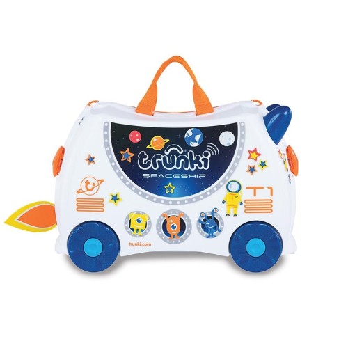 Trunki Παιδική Βαλίτσα Ταξιδιού - SKYE SPACESHIP (0311-GB01)- Φωσφορίζει !