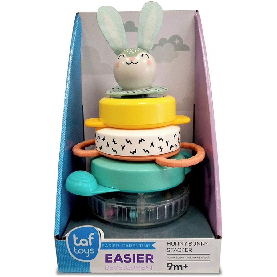 Taf Toys Hunny Bunny stacker - Πολύχρωμο παιχνίδι στοίβαξης -12445