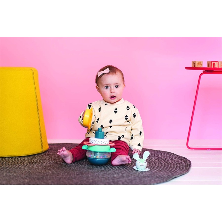 Taf Toys Hunny Bunny stacker - Πολύχρωμο παιχνίδι στοίβαξης -12445
