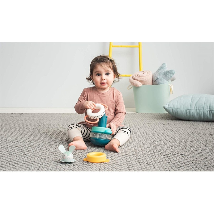 Taf Toys Hunny Bunny stacker - Πολύχρωμο παιχνίδι στοίβαξης -12445