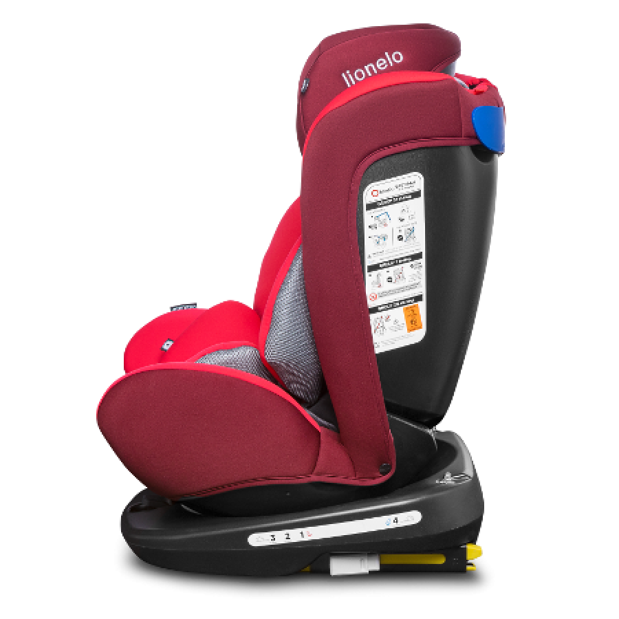 LIONELO BASTIAAN ΚΑΘΙΣΜΑ ΑΥΤΟΚΙΝΗΤΟΥ ISOFIX 0-36 RED- ΜΑΥΡΟΣ ΣΚΕΛΕΤΟΣ