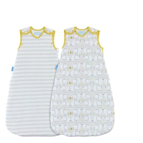 GroBag Πακέτο 2 Υπνόσακοι 1.0 tog  18-36 μηνών Elephant baby wash and wear -AAA5946