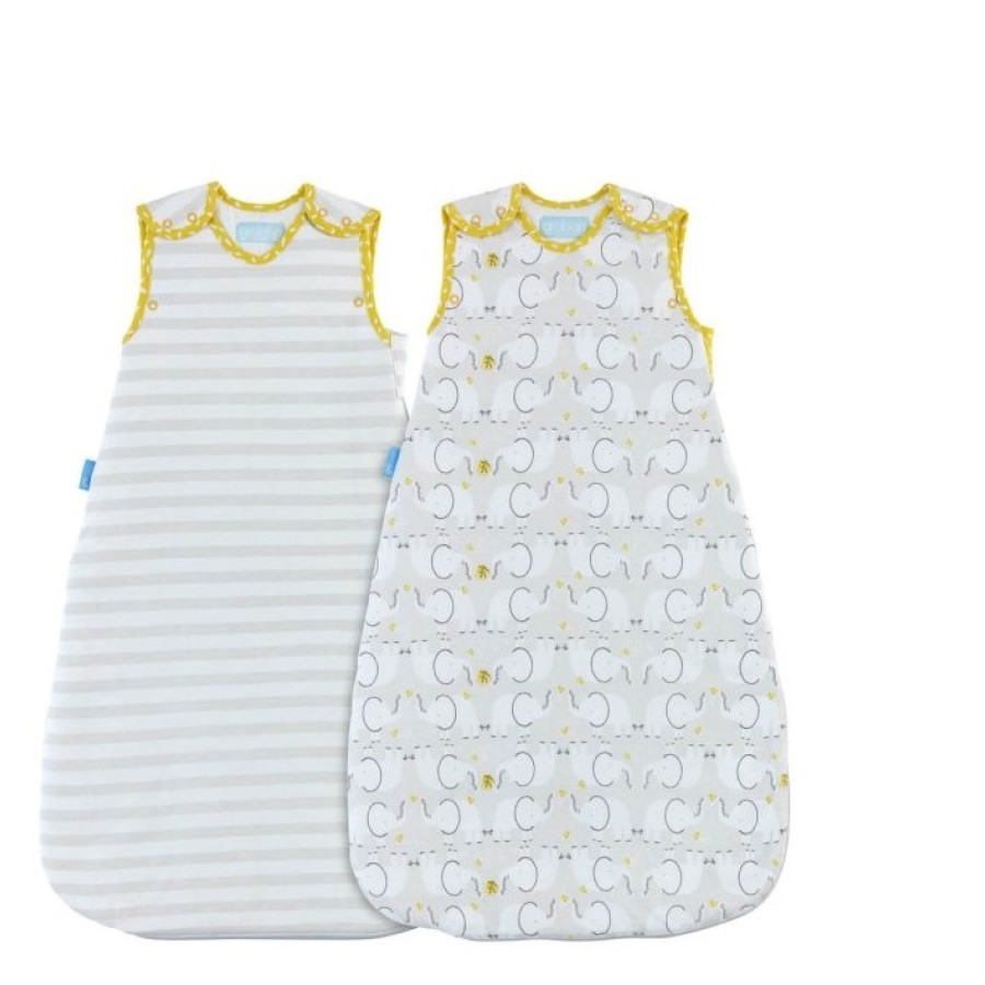 GroBag Πακέτο 2 Υπνόσακοι 1.0 tog  18-36 μηνών Elephant baby wash and wear -AAA5946