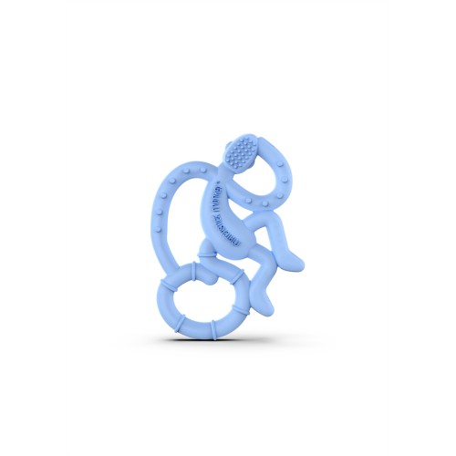 Matchstick Monkey Μασητικό MINI MONKEY TEETHER -LIGHT BLUE-240307