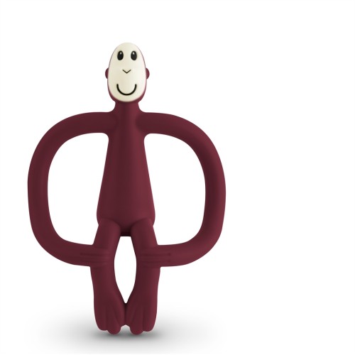 Matchstick Monkey Μασητικό MONKEY TEETHING TOY - CLARET -240112