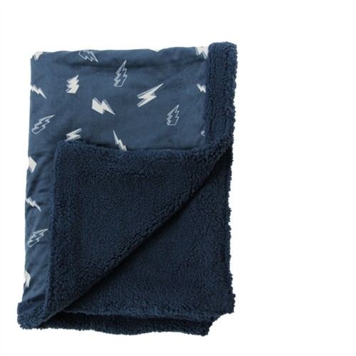 MINENE Luxurious fleece Κουβέρτα  75 x 100cm Blue Thunder