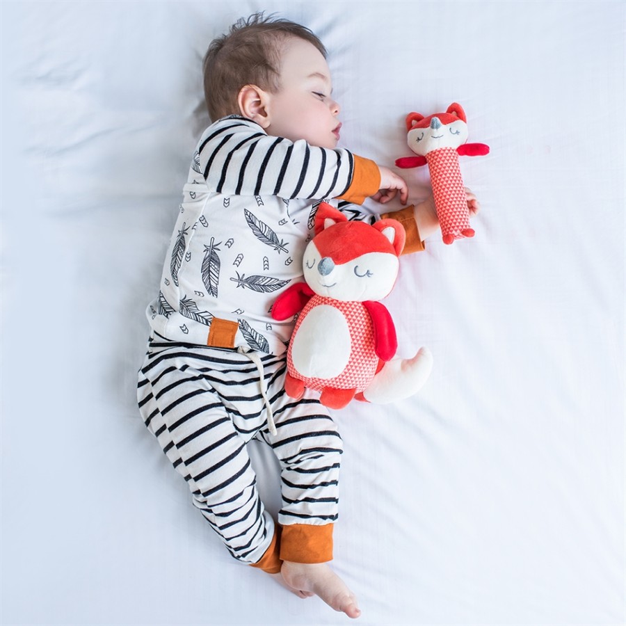 BabyOno Μαλακό παιχνίδι με ήχο και μασητικό 
