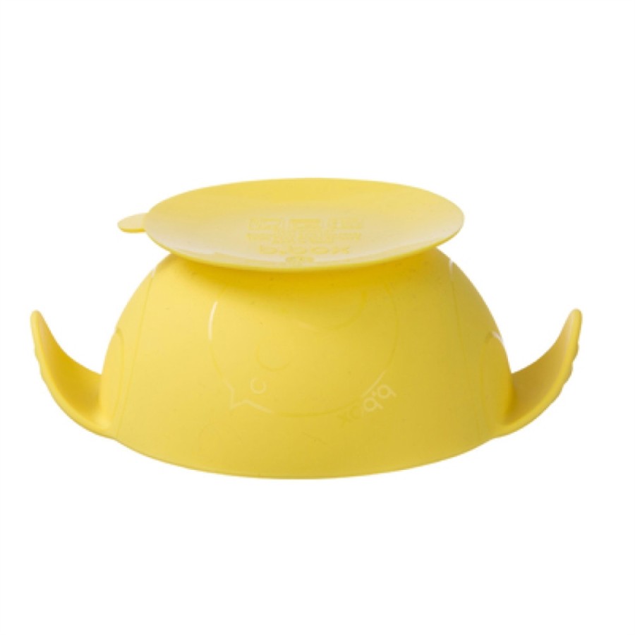 BBox Μπολ σιλικόνις με βεντούζα και κουτάλι -Silicone First Feeding Set yellow