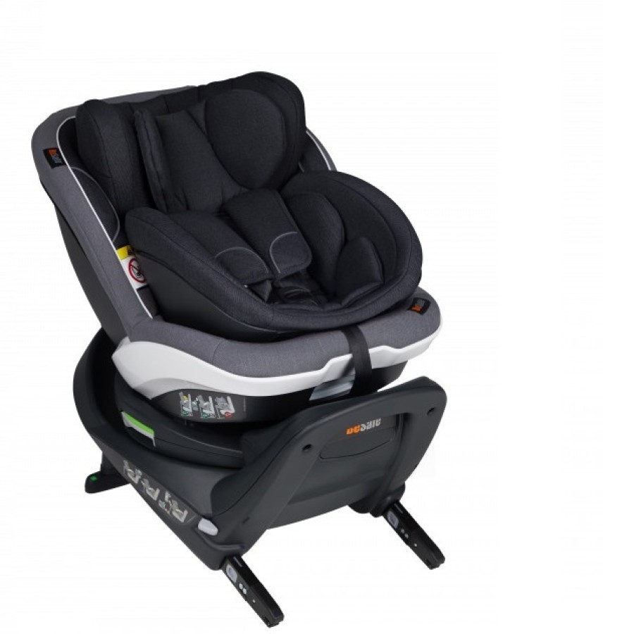BeSafe iZi Twist B i-Size ISOFIX από νεογέννητο έως 105cm ύψος περιστρεφόμενο κάθισμα  αυτοκινήτου Midnight Black Melange
