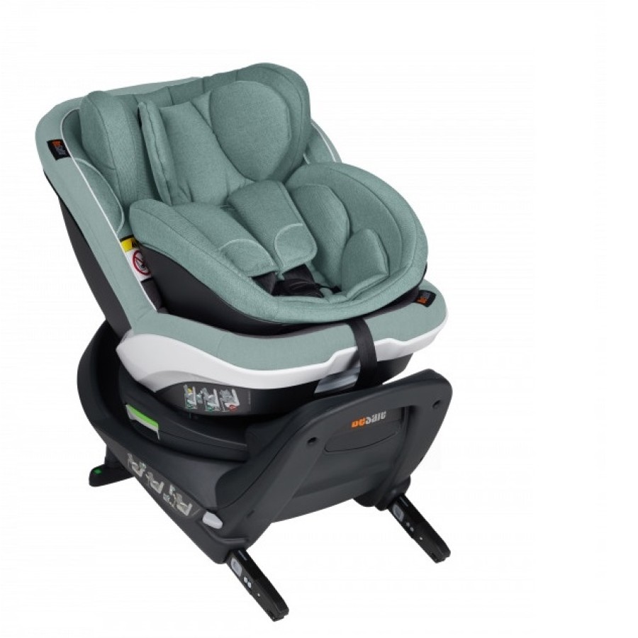 BeSafe iZi Twist B i-Size ISOFIX από νεογέννητο έως 105cm ύψος περιστρεφόμενο κάθισμα  αυτοκινήτου Sea Green Melange