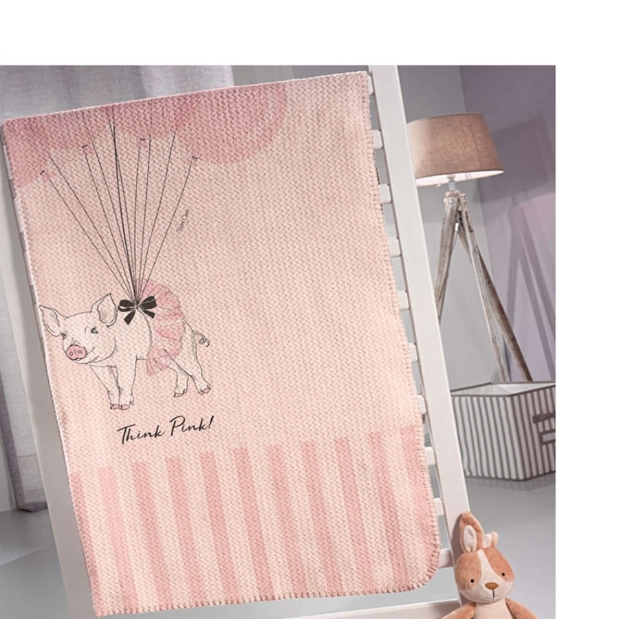 SAINT CLAIR PARIS κουβερτα Piggy ultra soft 160×220