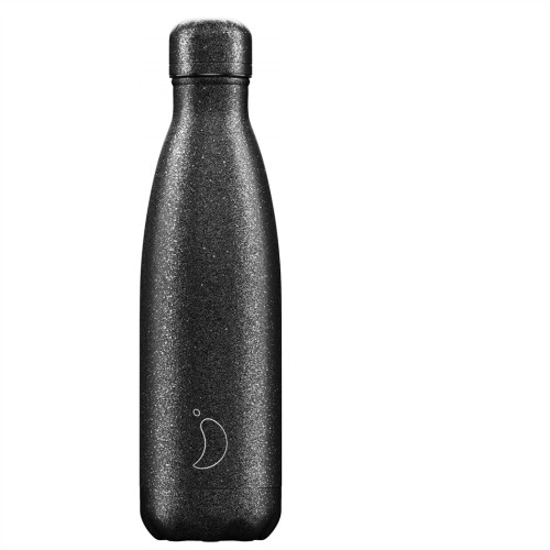 Ανοξείδωτος θερμός  Chillys SPECIAL-EDITION GLITTER BLACK 500ML - 200364