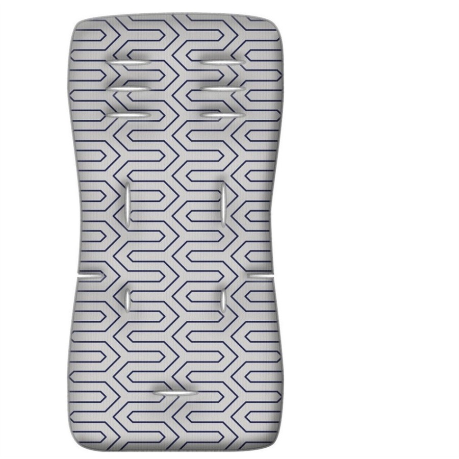 Greco Strom Στρωματάκι Καροτσιού 3D Fiber Maze Grey VRE.SKA.3DF.BGR