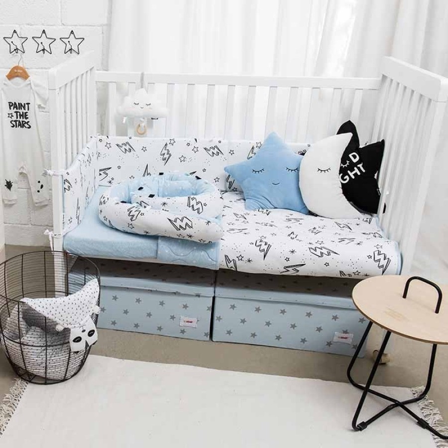 Κουβέρτα-παπλωματάκι Βαμβακερό Winter Quilt Thunder της Minene 85 x 115cm - 1820400113