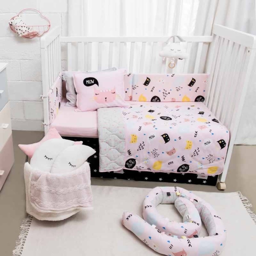 Κουβέρτα-παπλωματάκι Βαμβακερό  Quilt Lovely Cloud της Minene  85 x 115cm - 1820400157