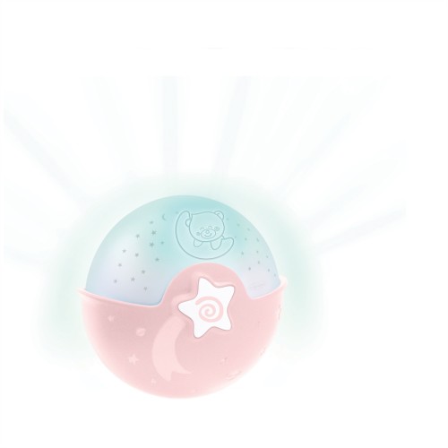 Infantino Μουσικός προβολέας με Αισθητήρα Ηχου- wom soothing light & projector (pink) 980-004908-00