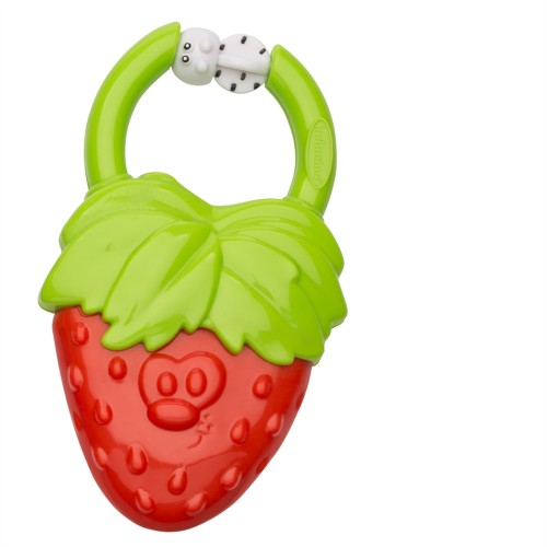 Infantino κουδουνίστρα - μασητικό με δόνηση - μασάζ -VIBRATING TEETHER ( STRAWBERRY ) 930-216429-02
