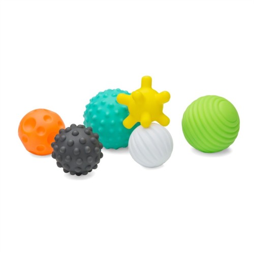 Infantino μαλακές 6 τμχ μπαλίτσες TEXTURED MULTI BALL SET 930-206688-09