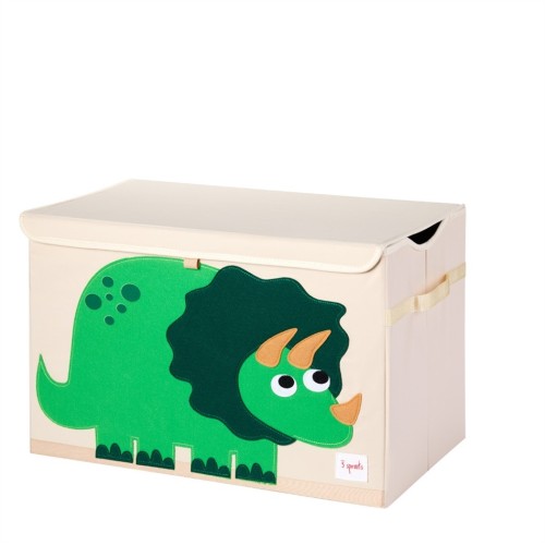 3 sprouts καλάθι για παιχνίδια με καπάκι DINO TOY CHEST