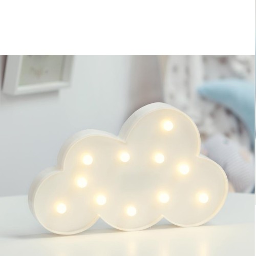 Kiokids Φωτιστικό Led Λευκό Συννεφάκι 18.5x29.5εκ.