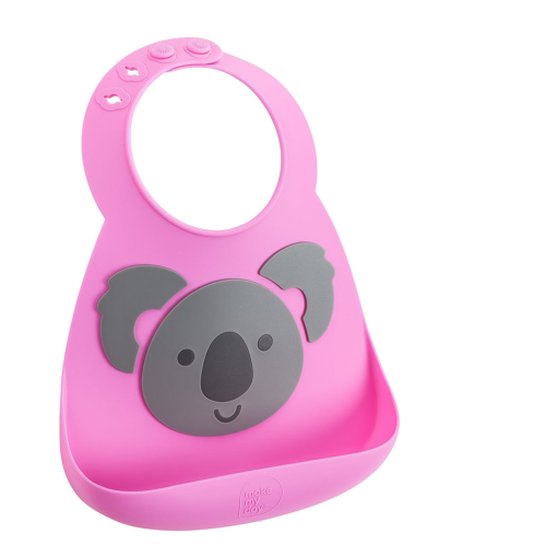 MakeMyDay Σαλιάρα  Σιλικόνης BABY BIB KOALA 70117