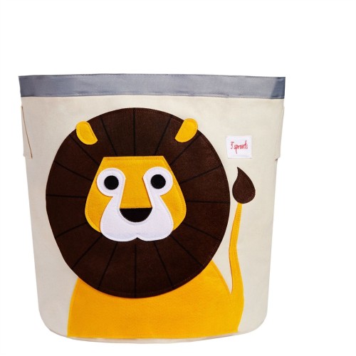 3 sprouts καλάθι για τα παιχνίδια στρογγυλό storage bin Lion