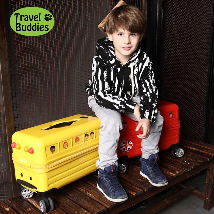 Travel Buddies Παιδική Βαλίτσα Κίτρινο σχολικό - TB110C