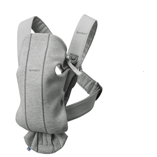 Babybjorn Mini μάρσιπος 3D Jersey  Light Grey  021072