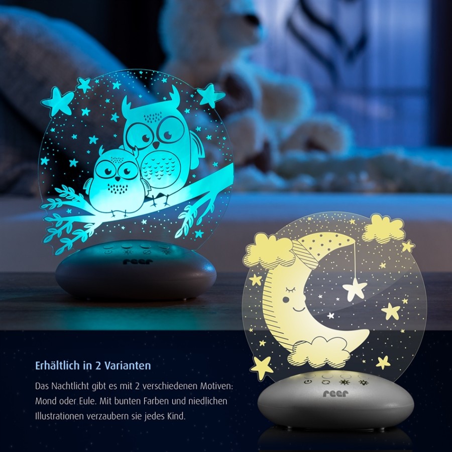 Reer ColourLumy φωτιστικό νυκτός owl 52131